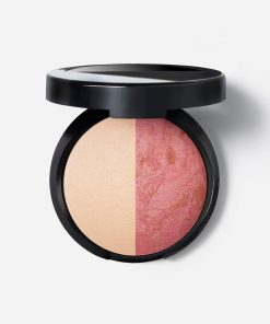 Baked Blush-n-Highlight Split. Pink Buttercream/ French Vanilla